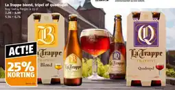 Poiesz La Trappe blond, tripel of quadrupel aanbieding