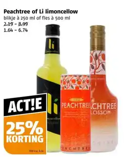 Poiesz Peachtree of Li limoncellow aanbieding