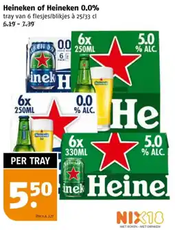 Poiesz Heineken of Heineken 0.0% aanbieding