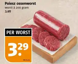 Poiesz Poiesz ossenworst aanbieding