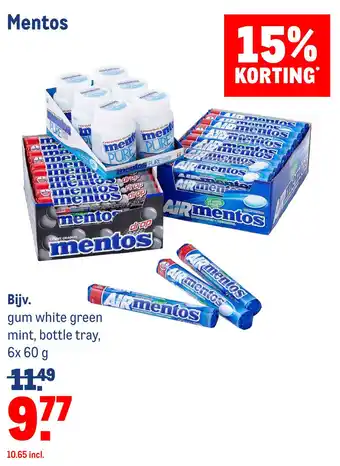 Makro Mentos aanbieding