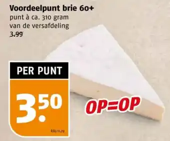 Poiesz Voordeelpunt brie 60+ aanbieding