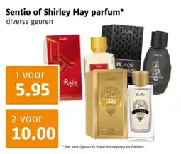 Poiesz Sentio of Shirley May parfum* aanbieding