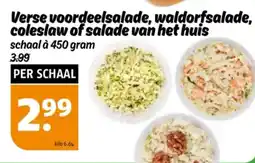 Poiesz Verse voordeelsalade, waldorfsalade, coleslaw of salade van het huis aanbieding