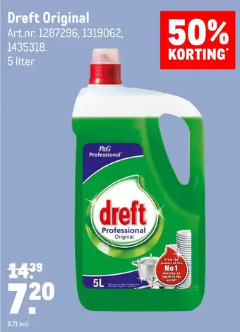 Makro Dreft Original aanbieding