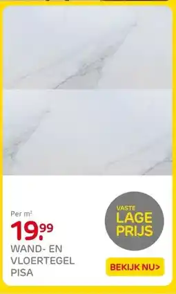 Praxis WAND- EN VLOERTEGEL PISA aanbieding