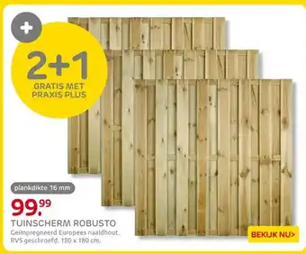 Praxis TUINSCHERM ROBUSTO aanbieding