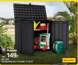 Praxis KETER OPBERGKAST STORE IT OUT aanbieding