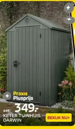 Praxis KETER TUINHUIS DARWIN aanbieding