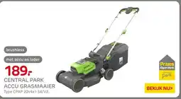 Praxis CENTRAL PARK ACCU GRASMAAIER aanbieding
