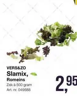 Bidfood Vers&Zo Slamix, Romeins 500g aanbieding