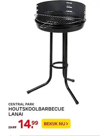 Praxis Tuincentrum Central Park Houtskoolbarbecue Lanai aanbieding