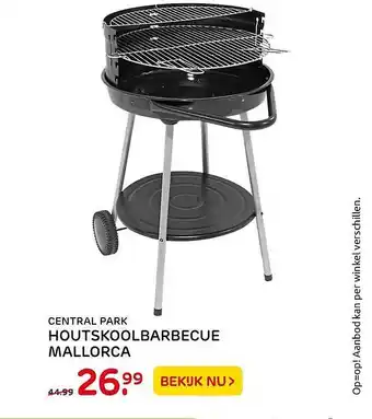 Praxis Tuincentrum Central Park Houtskoolbarbecue Mallorca aanbieding