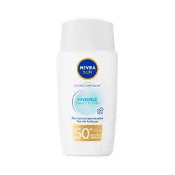 Etos NIVEA SUN UV Face Invisible Daily Fluid Zonnebrand SPF 50 50 ML aanbieding