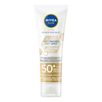 Etos NIVEA SUN UV Face Luminous630 Anti-Spot Fluïde Zonnebrand SPF 50+ 40ML aanbieding
