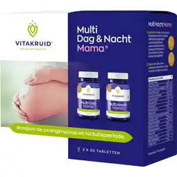 Etos Vitakruid Multi Dag & Nacht Mama® - 2 x 30 tabletten aanbieding