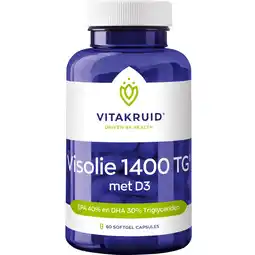 Etos Vitakruid Visolie 1400 TG® met D3 - 60 softgel capsules aanbieding