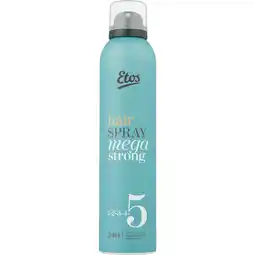Etos Etos Mega Strong Hairspray 250 ML aanbieding