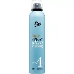 Etos Etos Ultra Strong Hairspray 250 ML aanbieding