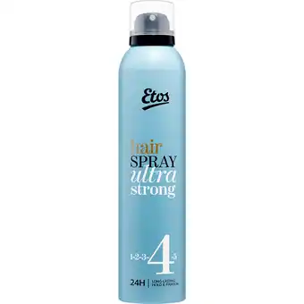 Etos Etos Ultra Strong Hairspray 250 ML aanbieding