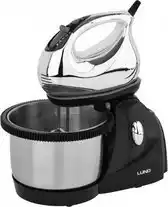 Bol.com LUND Handmixer met RVS mengkom - 3 snelheidsniveaus - kom capaciteit: 3L - 250W aanbieding