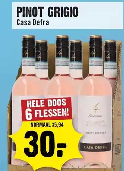 Dirck 3 Pinot Grigio Casa Defra aanbieding