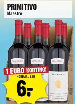 Dirck 3 Primitivo Maestro aanbieding