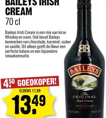 Dirck 3 BAILEYS IRISH CREAM aanbieding