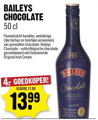 Dirck 3 BAILEYS CHOCOLATE aanbieding