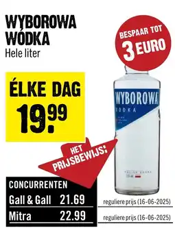 Dirck 3 WYBOROWA WODKA aanbieding