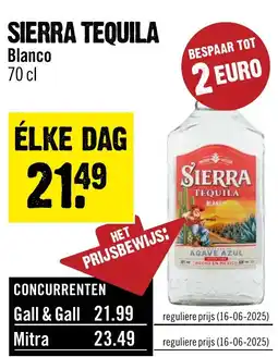 Dirck 3 SIERRA TEQUILA Blanco aanbieding