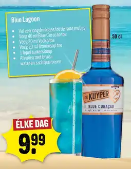Dirck 3 DE KUYPER BLUE CURAÇAO aanbieding