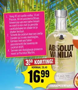 Dirck 3 ABSOLUT VANILIA aanbieding