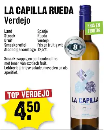 Dirck 3 LA CAPILLA RUEDA Verdejo aanbieding