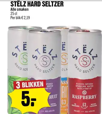 Dirck 3 STËLZ HARD SELTZER aanbieding