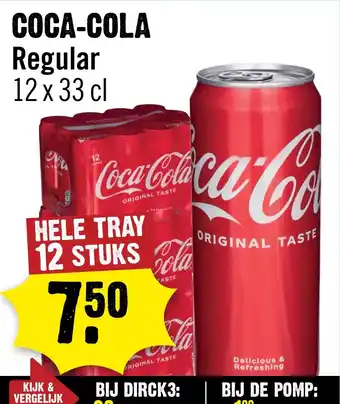 Dirck 3 COCA-COLA Regular aanbieding