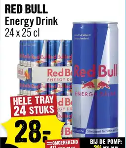 Dirck 3 RED BULL Energy Drink aanbieding