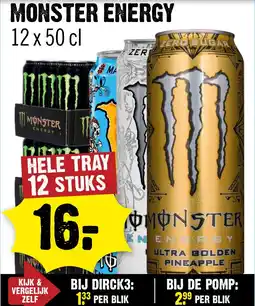 Dirck 3 Monster energy aanbieding