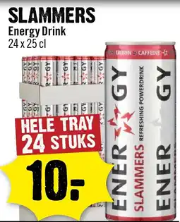Dirck 3 SLAMMERS Energy Drink aanbieding
