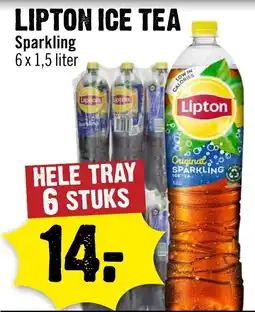 Dirck 3 Lipton ice tea Sparkling aanbieding