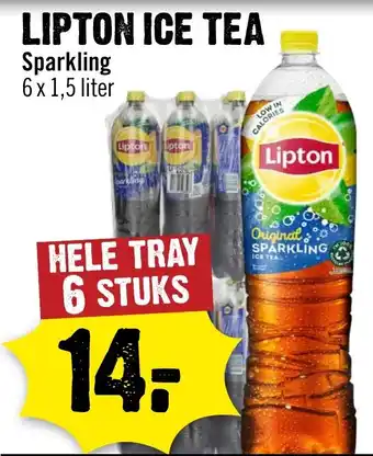 Dirck 3 Lipton ice tea Sparkling aanbieding