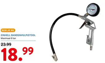 Kluswijs Einhell bandenvulpistool aanbieding