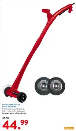 Kluswijs Einhell elektrische voegenreiniger aanbieding
