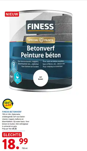 Kluswijs Finess betonverf aanbieding