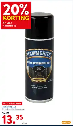 Kluswijs Hammerite lak aanbieding