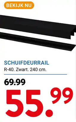 Kluswijs Schuifdeurrail aanbieding