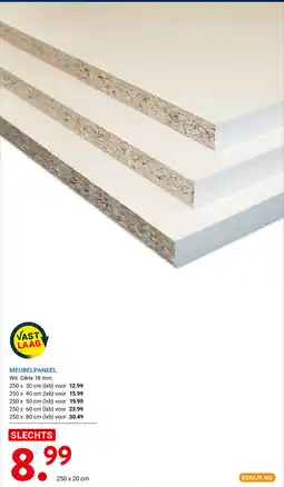 Kluswijs Meubelpaneel aanbieding