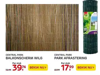 Praxis Central Park Balkonscherm Wild Of Central Park Park Afrastering aanbieding