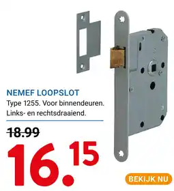 Kluswijs Nemef loopslot aanbieding