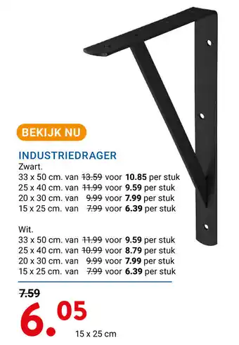 Kluswijs Industriedrager aanbieding